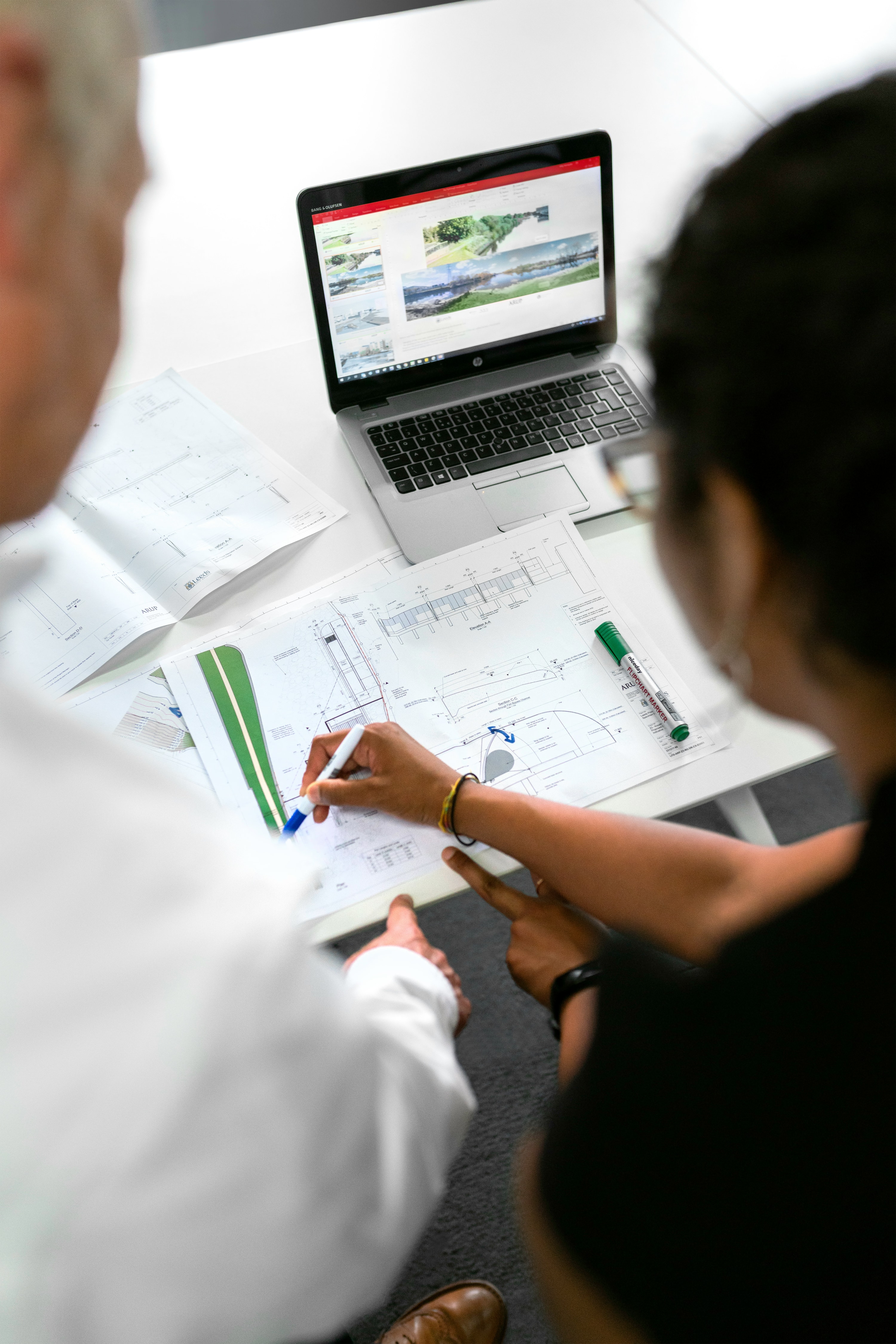 Professional using AI as a practical business tool